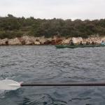 Rudervierer vor der kroatischen kueste 2013