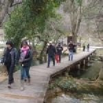 ruderer an den Krka wasserfaellen kroatien 2013