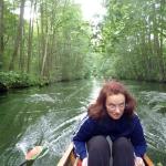 Bettina im Bolter Kanal Mirow 2013