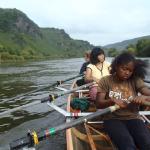 Jugendruderboot auf der Mosel 2013