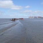 Containerfrachter am Osteriff 2013