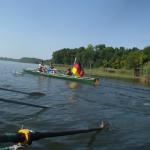 Deutschlandzweier auf dem Buetzsee Altruppin-Wanderfahrt 2014