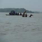 polizeikontrolle auf der Donau 2014