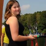 Anna mit den Pokalen 2014