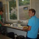 Abendessen mit Philipp und Moritz Dresdenia 2014