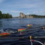 ruderboot vor der festung saimaa 2014
