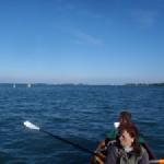 ruderer vor dem lido venedig 2014