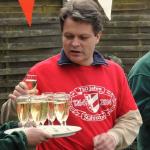 Sektempfang fuer den Drachenboot-Rudercup 2014