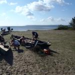 Boote aufriggern in Mukran Rügen 2014