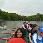 Kirchboot auf dem Pohlesee Schleusenfest 2013