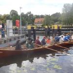 Kirchboot beim Schleusenfest Kleinmachnow 2014