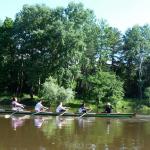 C-Vierer auf der Warthe 2014