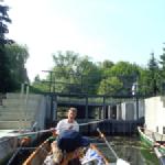 Ruderer Wasserburger Schleuse  1 2015