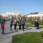 Ruderer im Buergergarten in Wien 2015