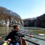 donaudurchbruch kelheim ruderboot donau 2015