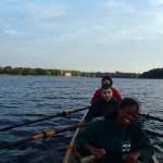 Sacrower Kirche bei Sonnenaufgang Havelkanal Marathon 2015