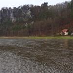 Ruderer vor der Bastei 2015