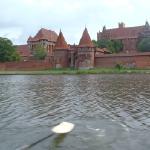 Marienburg 2015 vom Ruderboot aus
