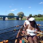 Rudererinnen im Biebzra sumpf 2015