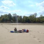 maedels auf sandbank weichsel 2015