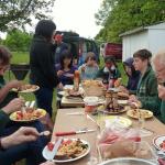 Abendessen Wusterwitz Ruderer 2015