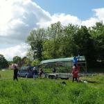 Boote aufladen an der Warthe 2015