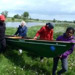 Boote aussetzen an der Warthe 2015