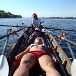 Girlies auf der Weichsel ruderboot 2015