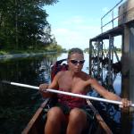 auf dem Bootswagen angelegt Polen 2015