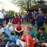 Ruderer mit Kirschkoenigin 2015