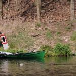 Drachenboot-Rudercup Schifffahrtszeichen aufstellen 2016