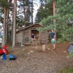 Holztrupp auf Hietasaari 2016