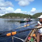 Ruderboote Saimaa Finnland 2016