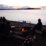 Sonnenuntergang auf Hietasaari Finnand 2016