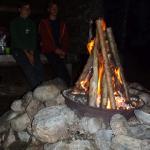 lagerfeuer hiekkaniemi finnland 2016