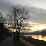 Elbe in Decin Winter 2016