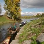 Bootsgasse in Prag Moldau 2016