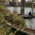 Schleuse Parey Elbe Herbst 2016