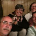 Selfie auf der Treppe Moldau 2016