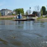 Polnische Seilfaehre Warthe 2016