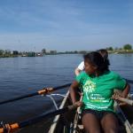 Polnische Seilfaehre auf der Warthe 2016