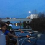Teltowkanal im dunklen Anrudern 2017