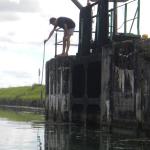 Bedienung des Sensors Schleuse Maas 2017