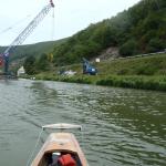 Kranarbeiten auf der Maas 2017