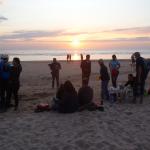 Abendessen am Strand der Nordsee 2017