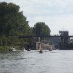 Roermond aus der Schleuse Maas 2017