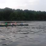 Dreier mit Steuermann auf der Mueggelspree 2017