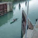 Schleuse am Po 2017