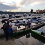 Hafen Zablace Ruderboot Kroatien 2018