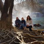 Krka Wasserfaelle Maedchen Kroatien 2018